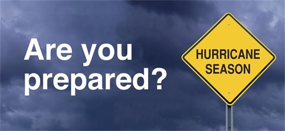 Be prepared for hurricane season