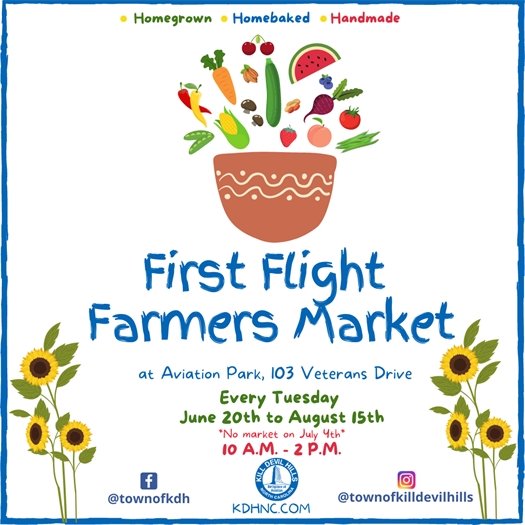2023 First Flight Farmers Markets Dates