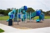 New playground equipment at Meekins Field Park