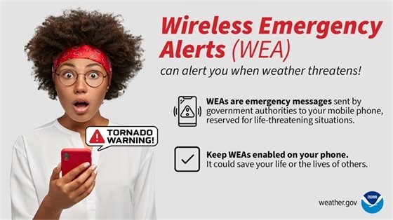 It’s important for your safety to have multiple ways to receive warnings. This will help you and your family prepare and know when to act.    There is potential that our area will be impacted by tornadoes. Tornadoes that occur during the night are particularly dangerous. Have multiple ways to receive warnings, and at least one that can wake you up.