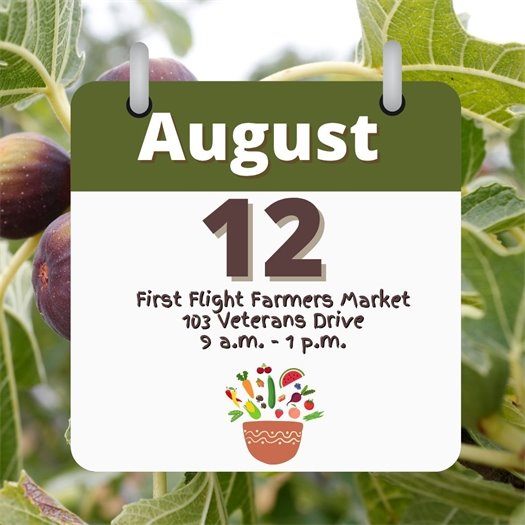 August 12 First Flight Farmers Market 