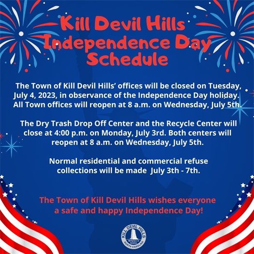 Independence Day Office & Refuse Schedules