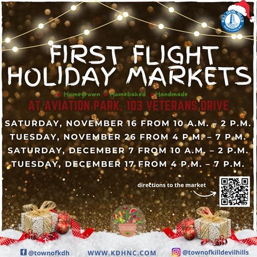 Dates of the first flight holiday markets