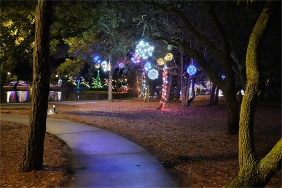 Lights at Aviation Park