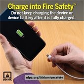 Did you receive a new cellphone, laptop, or maybe even an e-bike or e-scooter for the holidays this year? Don't forget to keep fire safety in mind. When improperly used, lithium-ion batteries can become dangerous, fueling fires and explosions. 