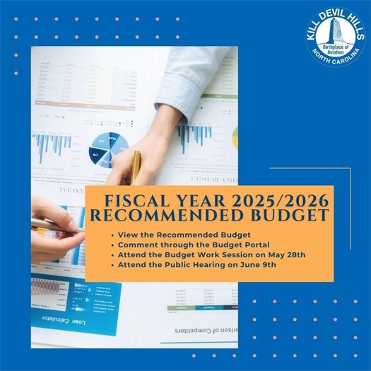 A graphic encouraging citizens to get involved with the Town's Budget process