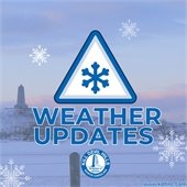 Winter weather updates graphic