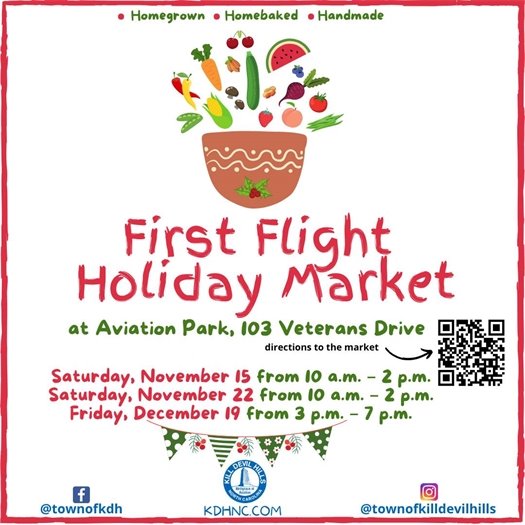 2025 First Flight Holiday Market Dates