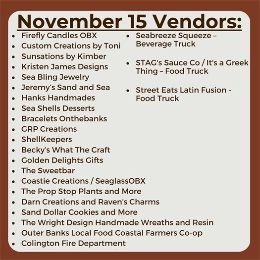 First Flight Holiday Market - November 15 Vendors (2)