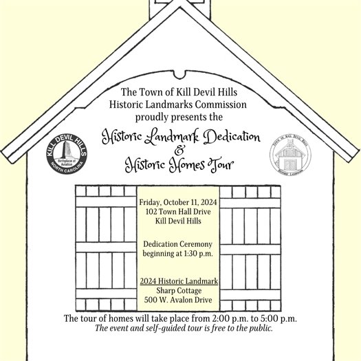 Town of Kill Devil Hills Historic Homes Tour invitation
