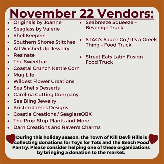 First Flight Holiday Market - November 22 Vendors (2)