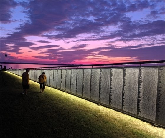 The Wall That Heals—a traveling, three-quarter scale replica of the Vietnam Veterans Memorial in Washington, D.C., that tours the country along with a mobile education center—will be on display at the Soundside Event Site in Nags Head from Thursday, November 16, 2023 to Sunday, November 19, 2023.  Honoring the more than 3 million Americans who served in the U.S. Armed Forces during the Vietnam War, The Wall That Heals is 375 feet in length and bears the names of the 58,281 men and women who made the ultimate sacrifice in Vietnam. The free exhibit will be open to the public 24 hours a day during its stay in Dare County this November.