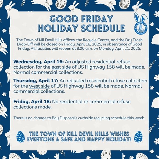 Good Friday Office & Refuse Collection Schedules