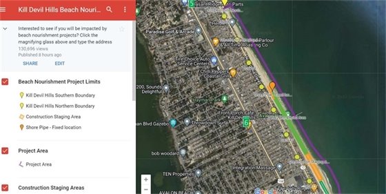 7.3.22 Beach Nourishment Map