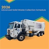 2026 Advanced Solid Waste Schedule graphic