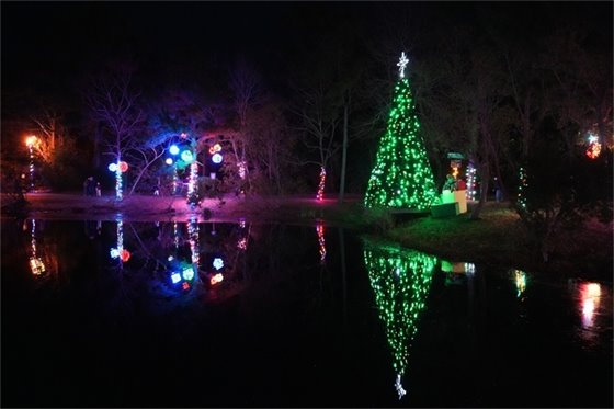 Wright Lights Illumination at Aviation Park