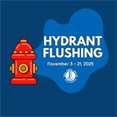 The Kill Devil Hills Public Services Department will conduct its fire hydrant flushing program beginning Monday, November 3, 2025, and lasting approximately until Friday, November 21, 2025. Customers may experience a momentary loss of water pressure or temporary water discoloration and should check color of water prior to washing clothing. To find out if flushing is occurring in a specific area, please call the Kill Devil Hills Public Services Department at (252) 480-4080.