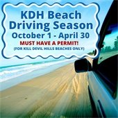 Beach Driving Announcement for the 2025 season