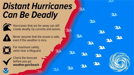BEACH REMINDER: Perfect beach weather does NOT mean the ocean is safe!