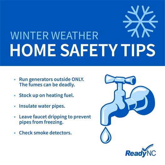 Winter weather home safety tips