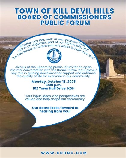 2025 KDH Board of Commissioners Public Forum Graphic 