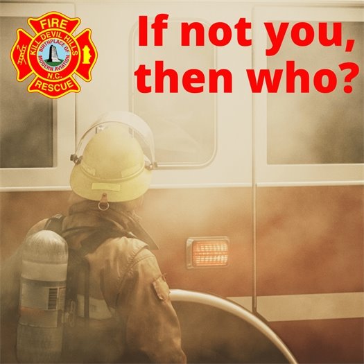 We Need YOU!  Interested in doing something rewarding for our community? You can volunteer to be a firefighter, fire support, or a civilian duty volunteer.  Give our Fire Department a call today, 252-480-4060 to begin the process!  The minimum age to volunteer is 18 and other restrictions and qualifications for various positions may apply. Training, uniforms, and everything else you will need is provided!  If not you, then who?