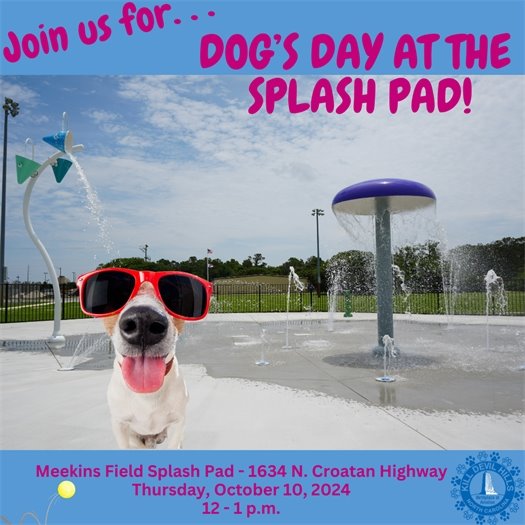 🎉The Town is excited to announce we are opening the Splash Pad for our furry friends! 🥳🐕 All dogs, big and small, are welcome to enjoy the Splash Pad on Thursday, October 10, 2024, from 12:00 p.m.  – 1:00 p.m. Bring your four-legged friend for one last day of water fun. 🐶💦💦 Please make sure to have a leash on your dog when walking to and from the Splash Pad. For the safety of all, we ask that only well-behaved dogs that are up to date on all vaccines come play. We can't wait to see you there! 🐾