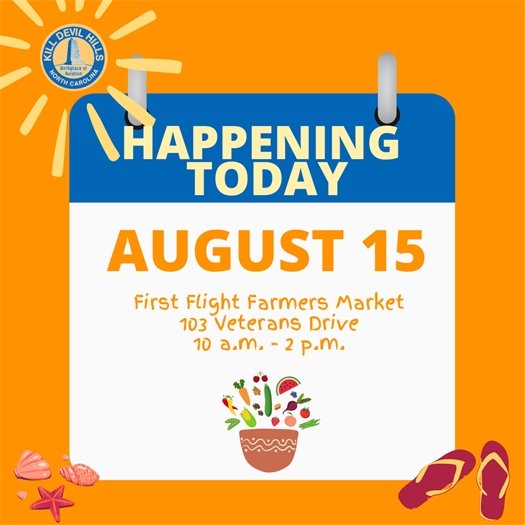 Today is the last farmers market of the season. Stop by from 10 a.m. - 2 p.m. - There will be a drawing for giveaways from the vendors every 30 minutes. Don't forget to grab a snack or lunch from the food trucks. Thank you for your support of the markets and shopping locally.