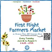 First Flight Farmers Market 2026 Graphic